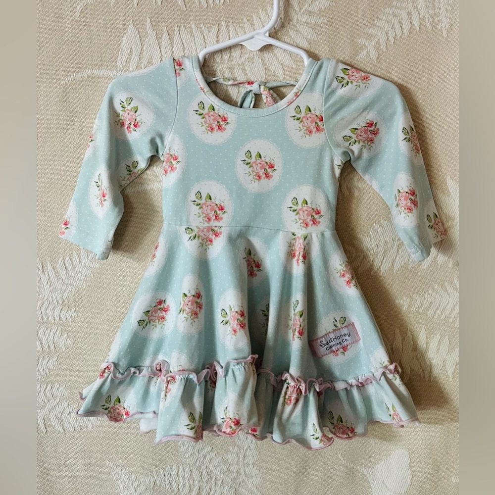 ❗️SOLD❗️ Sweet Honey Co. Baby Girl Size 6 Months Dress